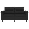 thumbnail image 2 of vidaXL Sofa Chair Accent Upholstered Single Sofa Chair Black Faux Leather, 2 of 7