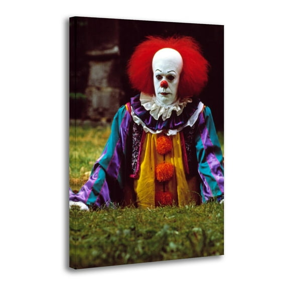 Pennywise Clown Room Aesthetic Poster Print Art Wall Painting Canvas Posters Gifts Modern Bedroom Decor 12x18inch(30x45cm)