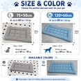 thumbnail image 2 of Cooling Mat for Dogs Pet Cooling Mat Xl Ice Silk Cooling Mat for Dogs Dog Cooling Mat Indoor Dog Cooling Pad Soft Gray Pet Sleeping Mat for Cats and Small Medium Pets, 2 of 4