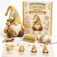 thumbnail image 1 of HWRETIE Diy Patchwork Gnome Kit,Craft Your Own Gnome,Complete Sewing Set for Home Decor,Festive Holiday Gift, 1 of 7