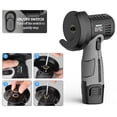 thumbnail image 4 of 12V Mini Angle Grinder with Cutting Disc, 15000 Rpm Cordless Brush Angle Grinder Kit, Portable Handheld Angle Grinding Tool with Batteries and Charger for Cutting Polishing, 4 of 6