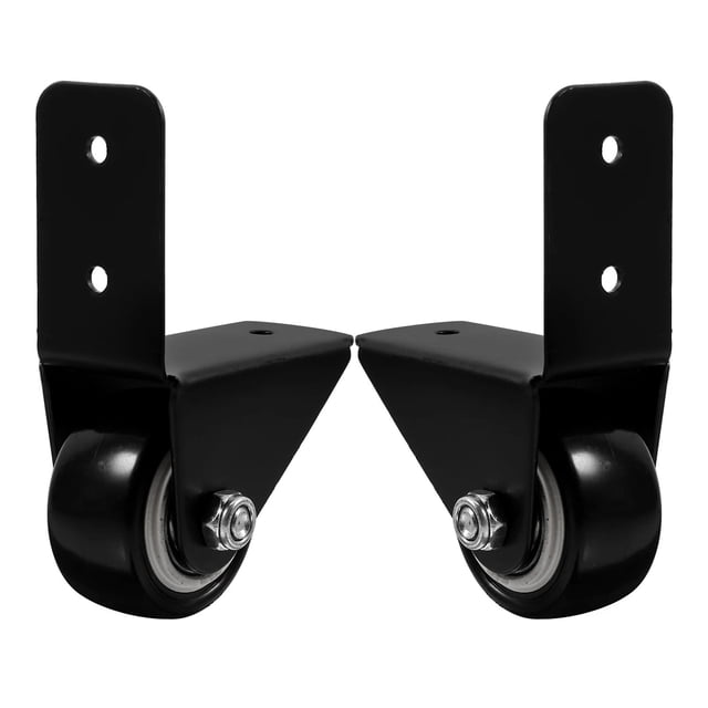 2 Pcs Roues de Meubles Remplacement Roulettes d'Établi Usage Intensif Universel Tiroirs de Meuble-Lavabo Petit Rouleau, Matériau Supérieur