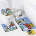 thumbnail image 4 of Wild Kratts Shower Curtain Set 4 Piece, Set Bathroom Sets with Rugs(Bath Mat,U Shape Mat Toilet Lid Cover Mat) Durable Bathroom Decor, 4 of 8