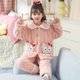 thumbnail image 1 of Disney LinaBell Stitch Hello kitty para niños, ropa de dormir cálida, pijamas de invierno de Anime lindo, ropa de estar por casa, regalo de Navidad, 1 of 4