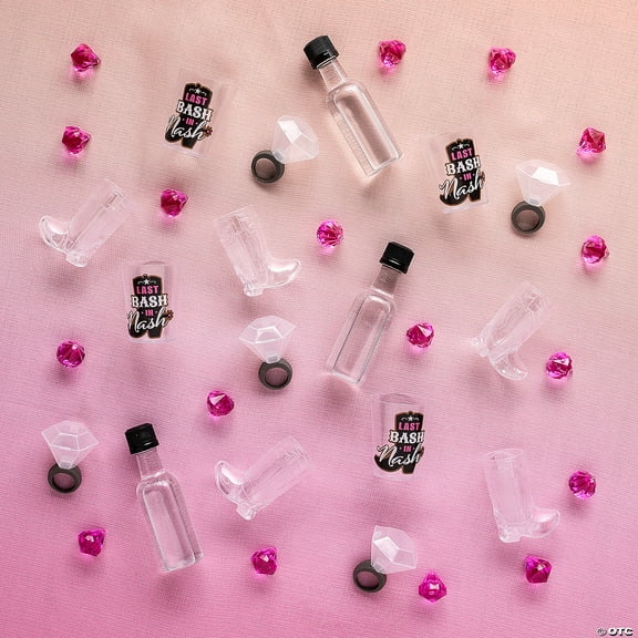 Bulk 48 Pieces Bachelorette Nash Bash Shot Glass Kit