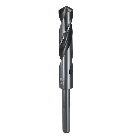Uxcell 5/8" Drill Bit 1/2" Reduced Shank 4241 High-speed Steel Twist Drill 118 Degree Split Point for Soft Materials Wood Plastic Iron Copper Aluminum