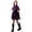 Purple, variant on Liyamei Girls Purple Witch Dress with Cape Sleeveless Halloween Party Outfit 5-11Y