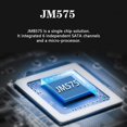 thumbnail image 3 of FVH NGFF Key B+M to SATA 3.0 6Gbps 5 Ports Adapter Converter PM Multi Port Select JMB575 2280, 3 of 7