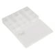 thumbnail image 4 of Caja de almacenamiento de joyas de plástico transparente Bling Bling 12 rejillas, 4 of 12