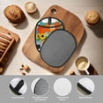 thumbnail image 4 of Pofeuu Hello Fall Farm Truck Print Silicone Pot Mat Mitten With Hanging Loop Heat Resistant Oven Mitts Non-Slip Bbq Baking Smoking Potholders, 4 of 7