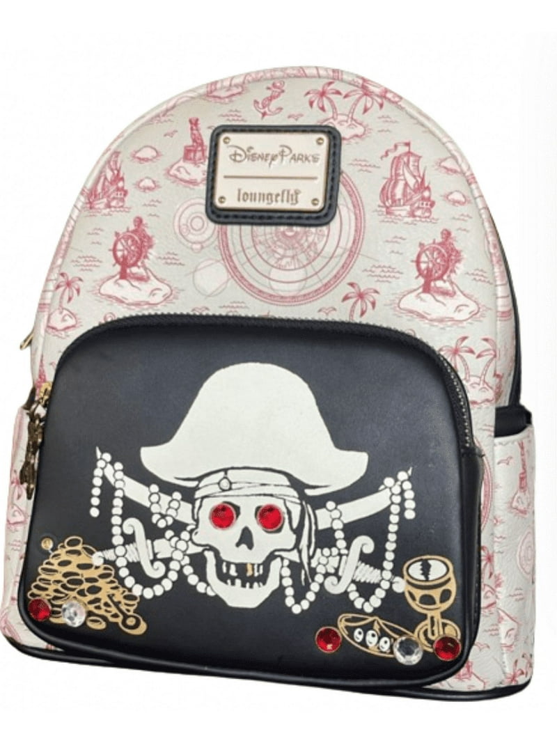 Disney Parks Pirates of the Caribbean Loungefly Mini Backpack New