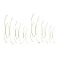 thumbnail image 6 of OUNONA Invisible Plate Hangers for Wall Display Golden Copper Alloy 6 Pcs Versatile Storage .5, 6 of 8