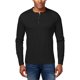 thumbnail image 1 of Alfani Paul Slub Henley - Camiseta para hombre, color negro, 2XLT, 1 of 1