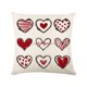 thumbnail image 1 of Funda de almohada de San Valentín de 17,7 x 17,7 pulgadas, decorativa, con forma de corazón, cuadrada, suave, para exteriores, hogar, sofá, regalos de Navidad, decoración navideña de otoño,, 1 of 5