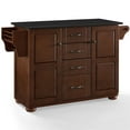 thumbnail image 4 of Crosley Eleanor Black Granite Top Kitchen Island in Mahogany, 4 of 16