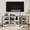 1.6m Grey, variant on TV Stand,Entertainment Center Up to 75 Inch TV,TV Console with Storage Cabinet and Mesh Door, Industrial Console TV Table Media Used for Living Room&Bedroom 71"