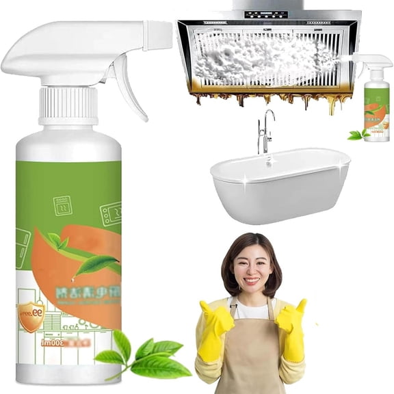 Natural Enzyme Formula to Household Appliances, 10.1Oz All-Purpose Multi-Purpose Household Cleaner for Hold, Oven, Stove, Range Hood, Sink