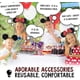 thumbnail image 3 of Conjunto de 4 orejas de Mickey Mouse diadema Minnie Mouse orejas señoras niñas Mickey Mouse orejas, 3 of 5