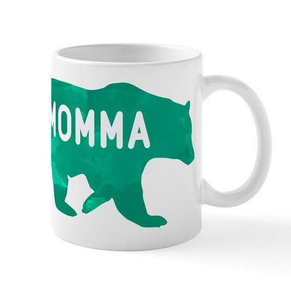 CafePress - Momma Bear Mug - 11 oz Ceramic Mug - Novelty Coffee Tea Cup