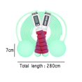 thumbnail image 2 of Weighted Jump Rope For 2 In 1 With Calorie Counter Cordless Jump Rope For Fitness Exercise Workout Pink, 2 of 5