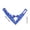 Blue Bow Tie for Small Dogs Cats, variant on Dmlowu Patriotic Dog Bandanas for 4th of July, Formal Dog Bow Tie, Adjustable Triangle Neck Scarf for Dogs Cats, Independence Day Party Pet Supplies
