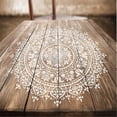 thumbnail image 2 of Mandala Modèle de Peinture Auxiliaire Grand Pochoir Réutilisable Carrelage Mural, 2 of 5