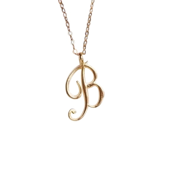 Necklaces for Womennecklaces & Pendants Ladies Classic Gold 26 English Letter Initials Clavicle Chain Pendant Necklace