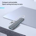 thumbnail image 4 of Hub USB C, Tipo C Hub, 5 Interfaces Portátiles Compactas Ampliamente Compatibles Para Teléfono, 4 of 8