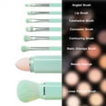 thumbnail image 4 of Pinceles de maquillaje portátiles, 8 en 1, para viaje, para polvos sueltos, base y labios., 4 of 5