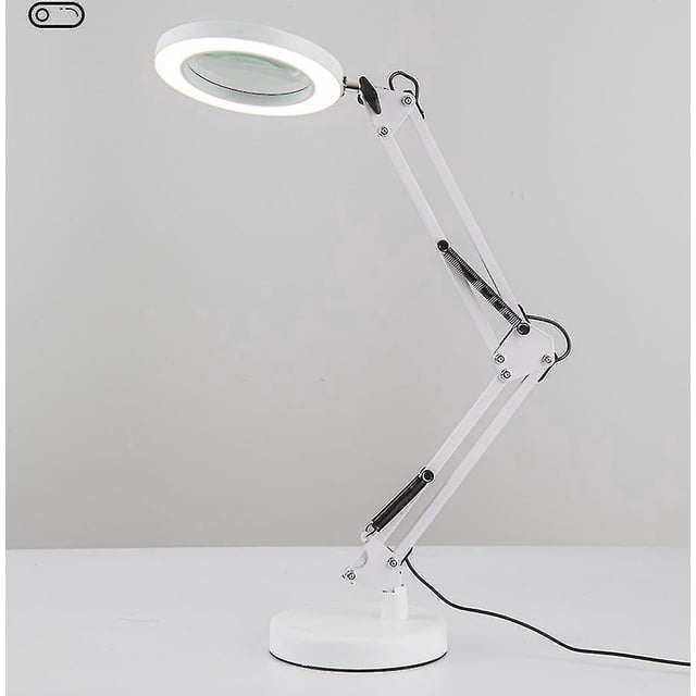 Lupa 10X con luz y 3 modos de color Sailing Lámpara de escritorio ajustable 10 brillos