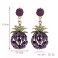 thumbnail image 4 of GKNET Creative Rhinestone Pineapple Shape Earrings Sparkle And Fashion Women Jewelry-G5-2-1254, 4 of 6