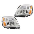thumbnail image 2 of Left&Right Halogen Headlights W/ Bulbs For 2016-2017 GMC Terrain SLE/SLT Clear, 2 of 8