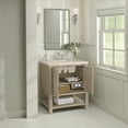thumbnail image 4 of James Martin Vanities 30" Single Vanity, Bright White w/ 3 CM Eternal Marfil Top, 4 of 7