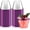 Purple, variant on 50 Pcs Plastic Cups 9 oz Rimmed Plastic Cups Heavy Duty Wine Glasses Cocktail Glasses Drinking Tumblers for St. Patrick's Day, Easter, Weddings, Graduation, Birthdays Parties(Red)