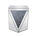 thumbnail image 4 of Elegant Decor Modern 18.5" Royal Cut Crystal Mirrored Accent End Table, 4 of 5