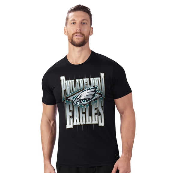 Men's MSX by Michael Strahan Black Philadelphia Eagles T-Shirt