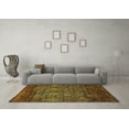thumbnail image 3 of Ahgly Company Indoor Round Abstract Light Blue Modern Area Rugs, 6' Round, 3 of 4