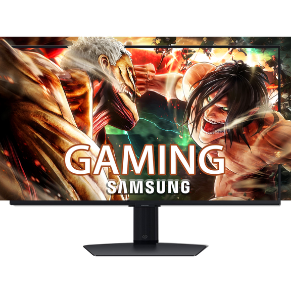 Samsung 27" Odyssey G7 4K 144Hz 1ms IPS Smart Gaming Monitor | G-Sync & FreeSync Premium, HDR400, AI 4K Upscaling | Gaming Hub, Smart TV, Ergonomic Stand