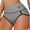 Gray, variant on Njagoc3 Women's High Waisted Sports Briefs - Moisture Wicking Underwear 1PC for Gym & Running