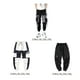 thumbnail image 3 of Minnieouse Pantalones Harem cómodos de poliéster para hombres - Pantalones casuales de moda y con múltiples bolsillos Moda 603black 3XL Type2 NO2, 3 of 6