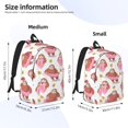 thumbnail image 3 of Naloa Sloth with Donuts1 Canvas Backpack for Men Women Rucksack Casual Travel Daypack College Tote Satchel Bookbag for Teens-Medium, 3 of 7