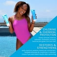 thumbnail image 3 of TRISWIM Hair Care Gift Set | Chlorine Shampoo and Conditioner for Swimmers, 8.5 fl oz | Paraben-Free with Aloe Vera and Chamomile | Restores Chlorine-Damaged Hair | Includes Body wash & Lotion Sample, 3 of 7