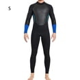 thumbnail image 2 of Eigraketly Traje de buceo Cálido Neopreno Buena elasticidad Manga larga Estilo de una pieza Trajes de baño Fuerte Protección solar Traje de neopreno Deportes acuáticos Hombres Negro S Eigraketly OD020696-01, 2 of 5