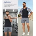 thumbnail image 5 of MANIFIQUE Gynecomastia Compression Shirts for Men, Tank Top Tummy Control Body Shaper, Slimming Undershirt, 5 of 6