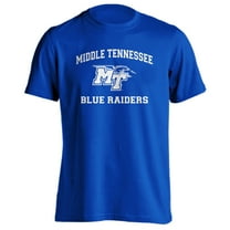 Middle Tennessee State University Blue Raiders MTSU Distressed Retro Short Sleeve T-Shirt