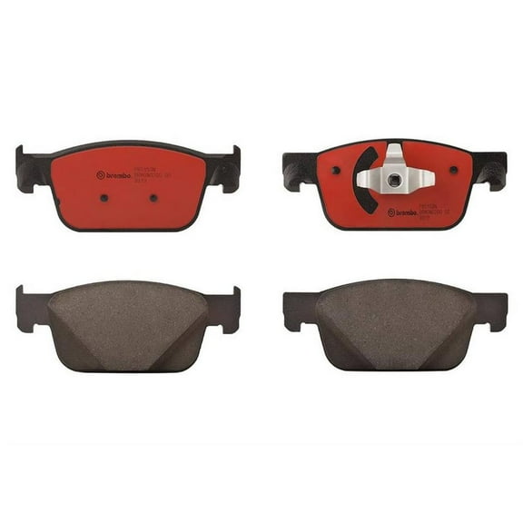 Brembo OE P85153N Front Premium NAO Ceramic Brake Pads for Audi A4 (2017-2020)
