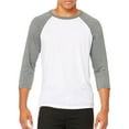 thumbnail image 1 of Bella + Canvas Unisex 3/4-Sleeve Baseball T-Shirt, 1 of 1