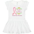 thumbnail image 3 of Inktastic My Mom is a Survivor Breast Cancer Awareness Girls Toddler Dress, 3 of 5