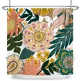 thumbnail image 6 of Tchckioa Boho Retro Shower Curtain for Bathroom,Waterproof and Privacy Hooks Bath Curtain,72x72, 6 of 6