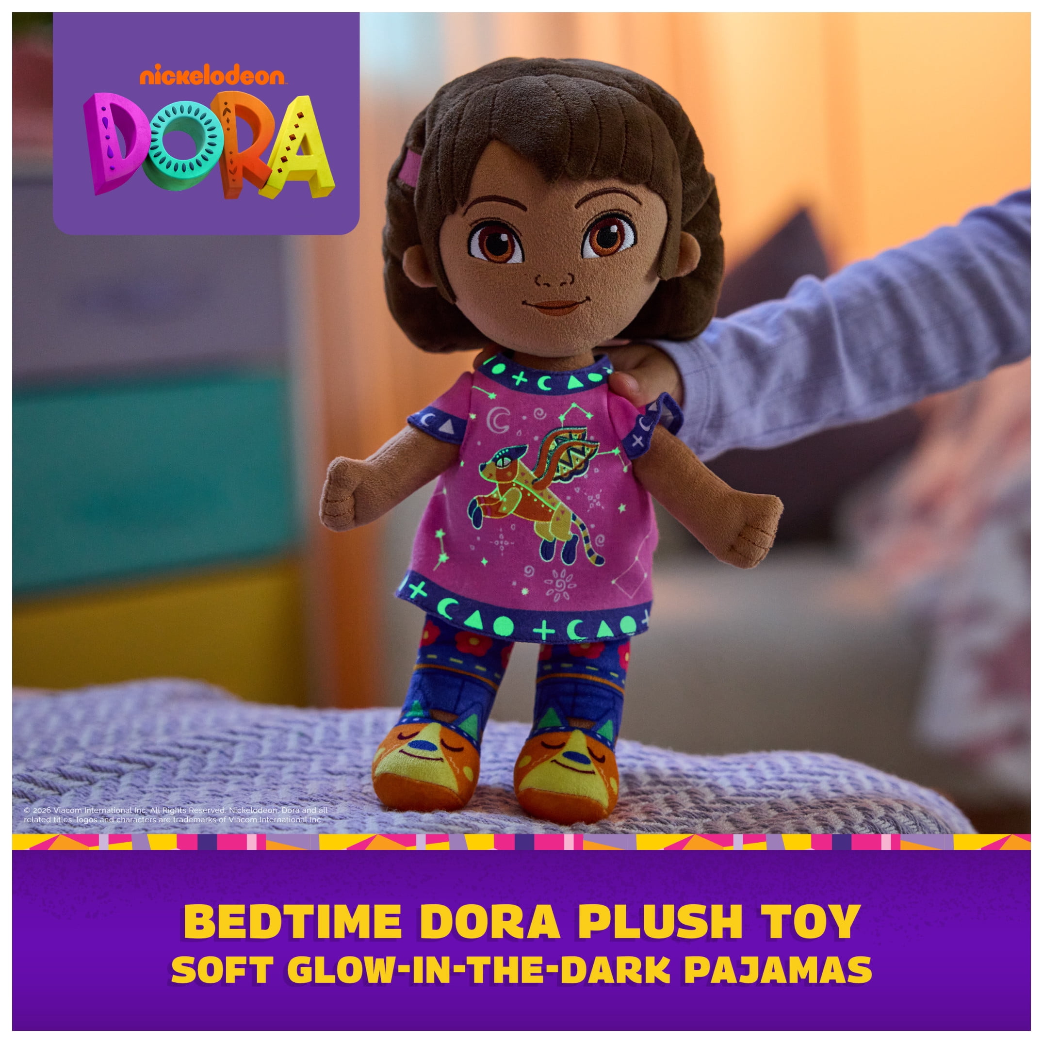 Dora the Explorer, Official Bedtime Dora Glow-in-the-Dark Plush